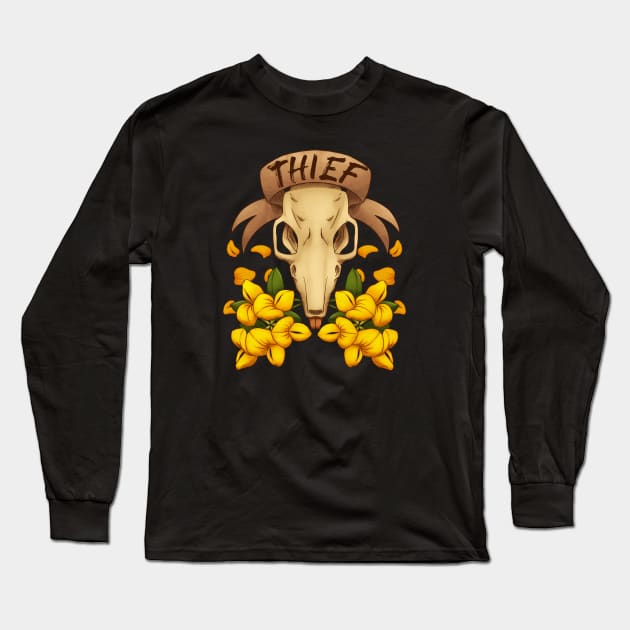 Thief Long Sleeve T-Shirt by Shrineheart